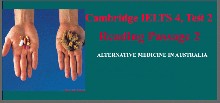 ALTERNATIVE MEDICINE IN AUSTRALIA