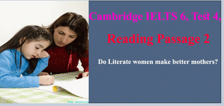 Do Literate women make better mothers?
