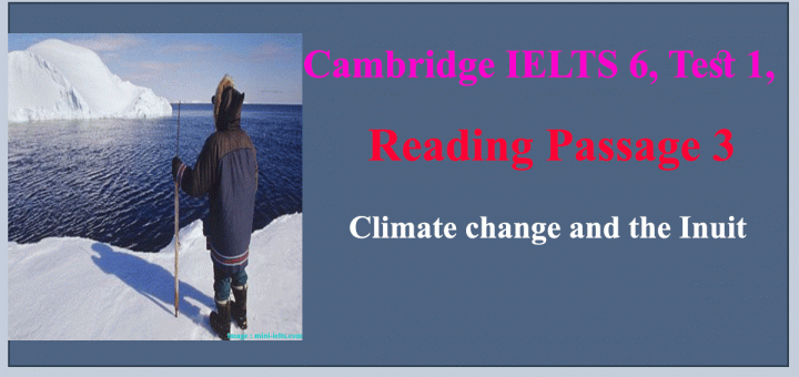 Climate change and the Inuit