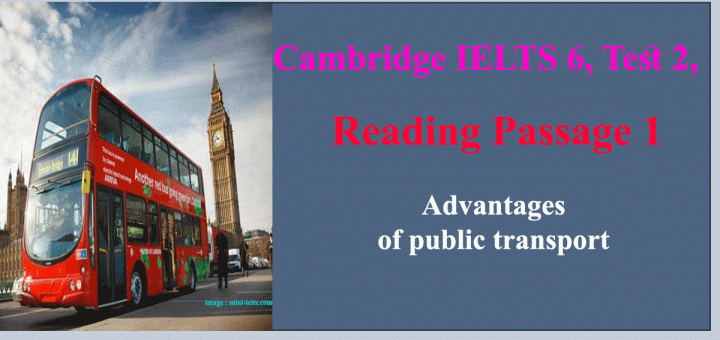 Advantages of public transport