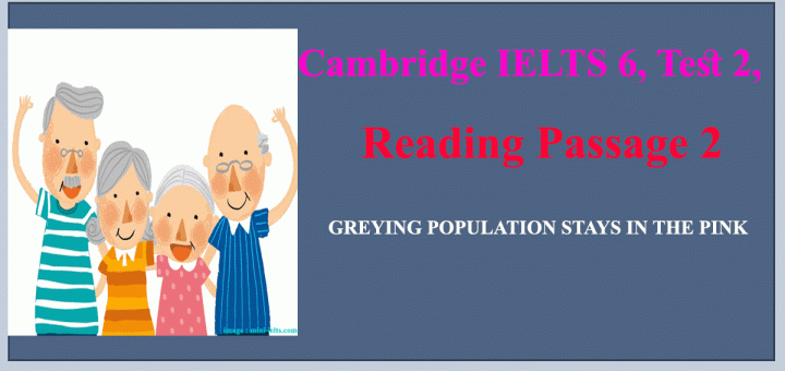 GREYING POPULATION STAYS IN THE PINK