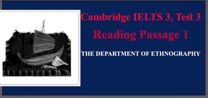 THE DEPARTMENT OF ETHNOGRAPHY