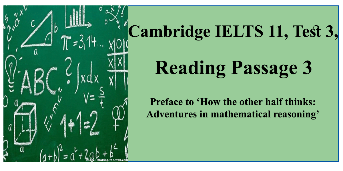 Cambridge ielts 11 test 3 reading passage 3 preface to how the