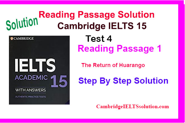 cambridge 15 test 4 reading passage 1 explanation