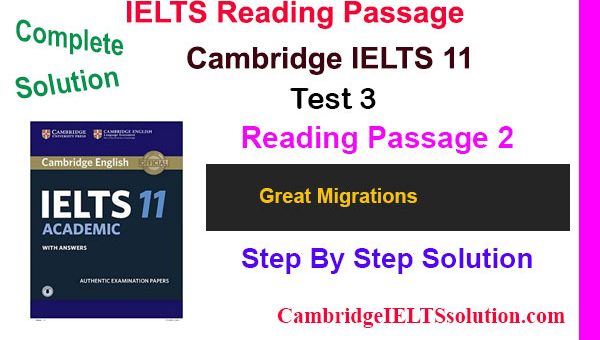 Cambridge-IELTS-11-Test-3-Reading-Passage-2 Great Migrations