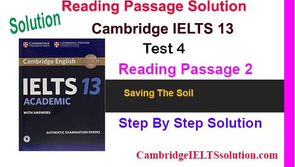 Cambridge-IELTS-13,-T est-4,-Reading-Passage-2Saving The Soil